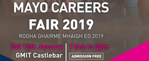 Over 45 stands confirmed for Saturday’s Mayo Careers Fair 2019